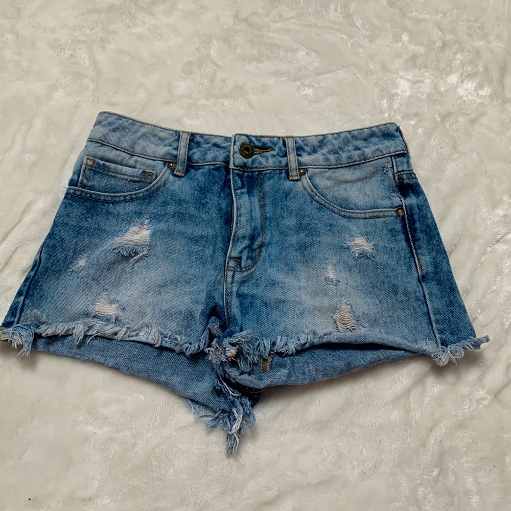 Bull head high rise short size 5 Jean shorts